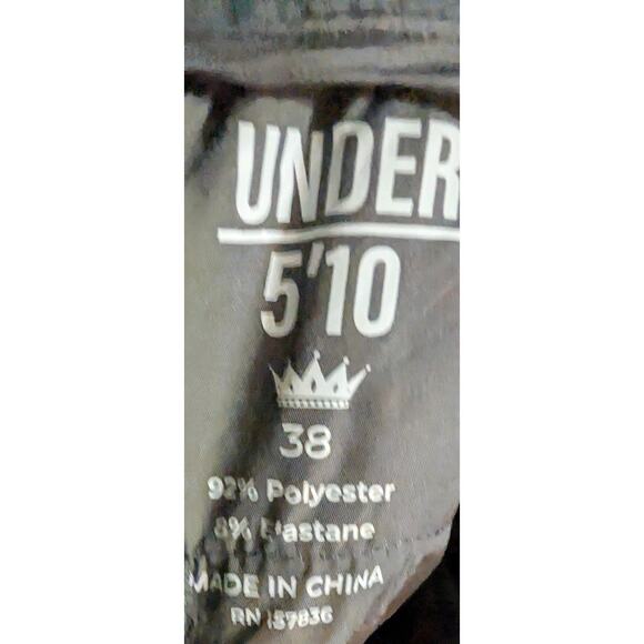 Under 5'10 Shorts Mens 38 Golf Grey Lightweight Stretch Flat Front Chino Pockets - Picture 3 of 3